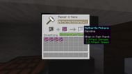 Mending treasure enchantment on a netherite pickaxe in Minecraft (Image via Mojang)